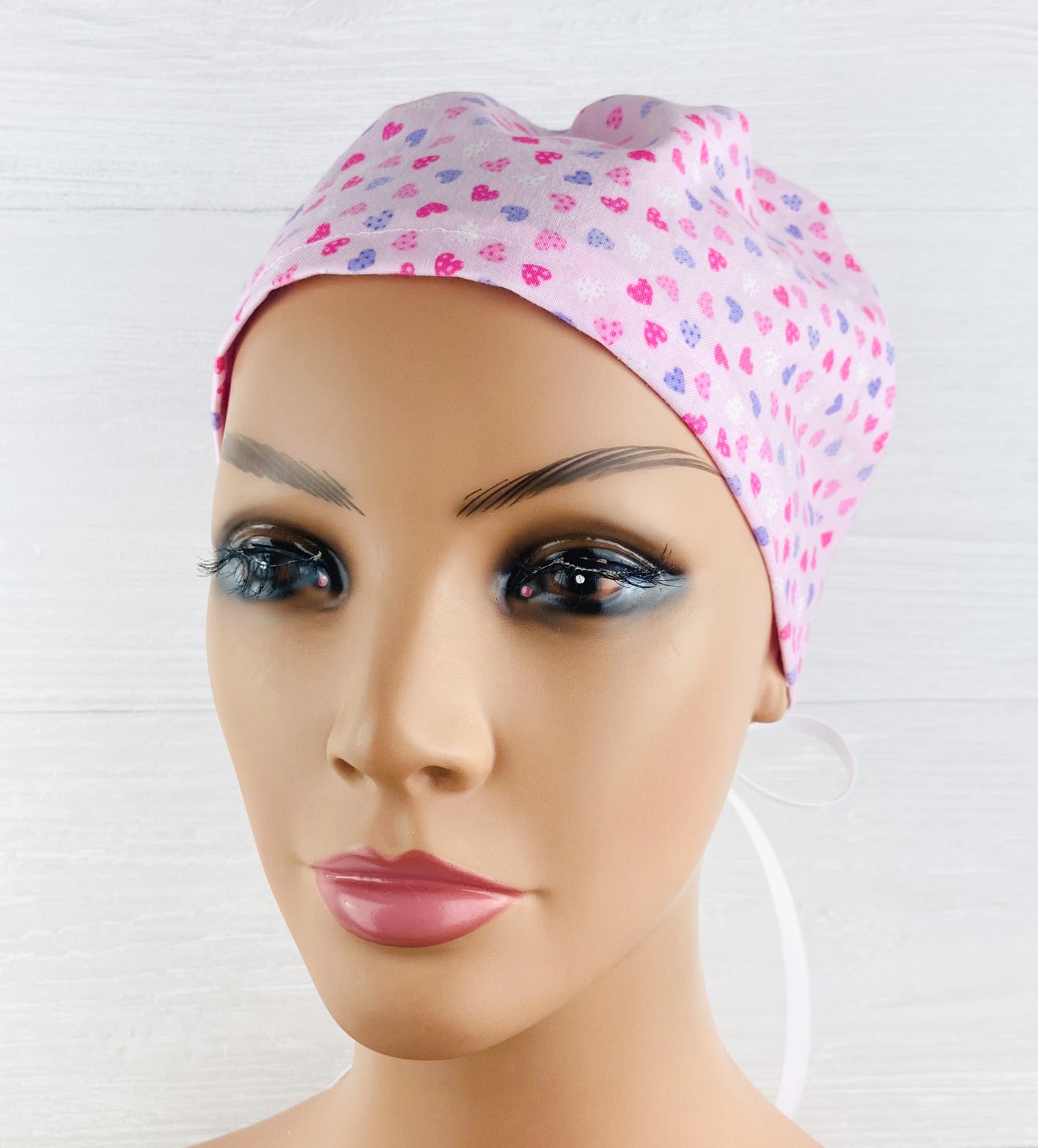 Tiny Hearts Women's Tieback Hat
