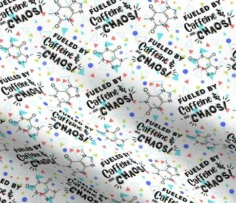 Fueled by Caffeine and Chaos Women's Tieback Hat