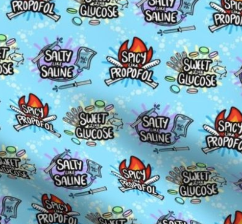 Salty Saline, Sweet Glucose Ponytail Scrub Hat