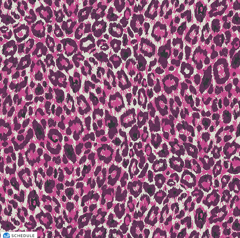 Purple Leopard Women's Tieback Hat