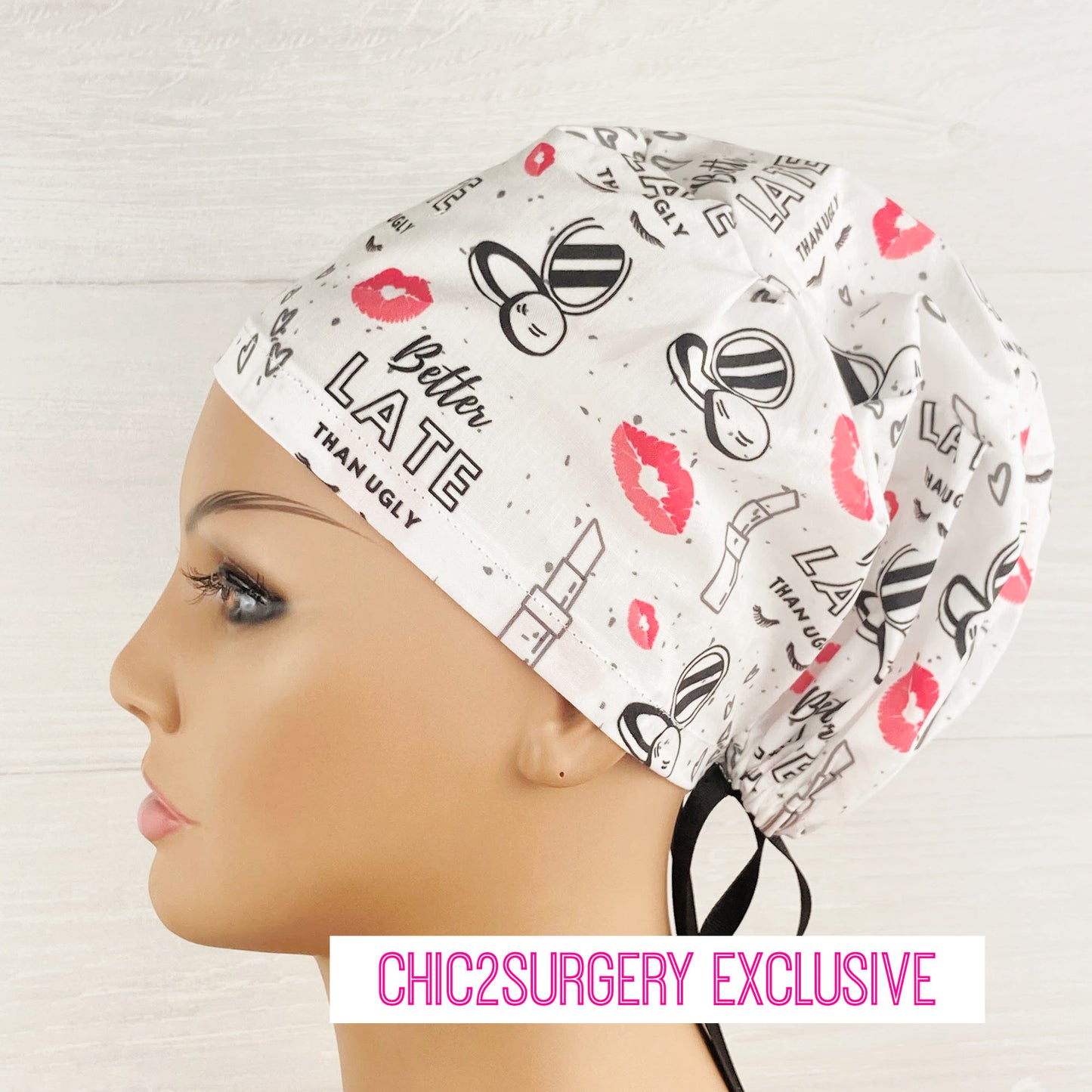 Better Late Than Ugly Women's Tieback Hat