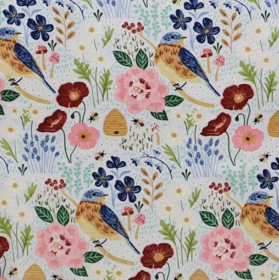 Birds and Bees Updo Scrub Cap