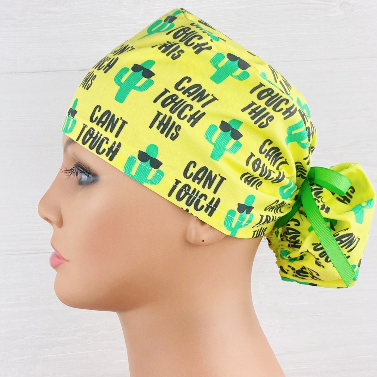 Can't Touch This Ponytail Scrub Hat