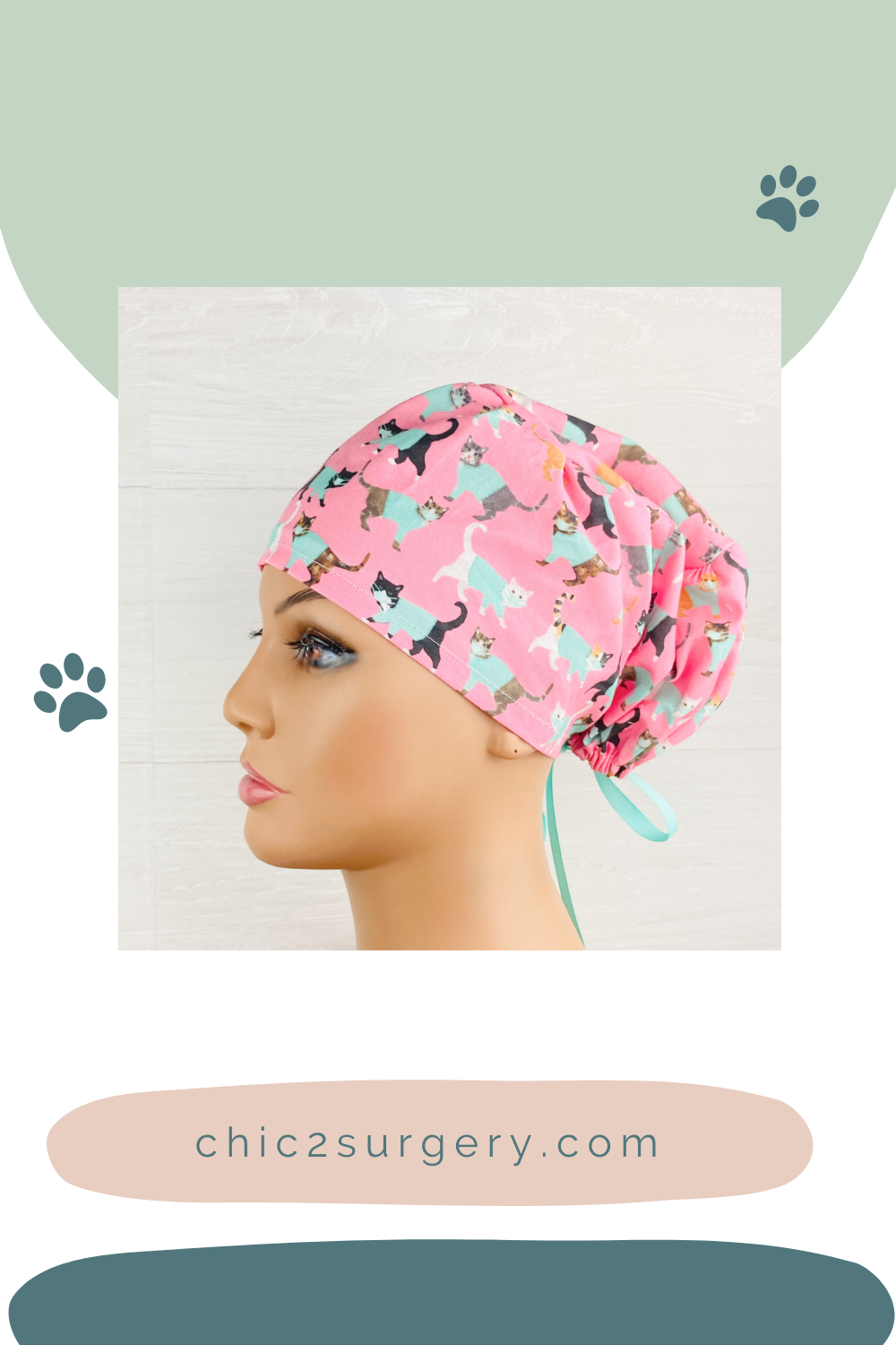 Cats in Scrubs Women's Tieback Hat