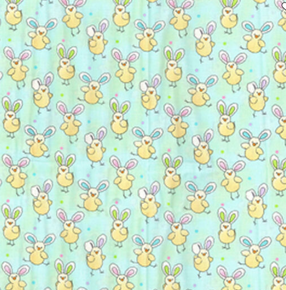 Chicks with Bunny Ears Easter Ponytail Hat