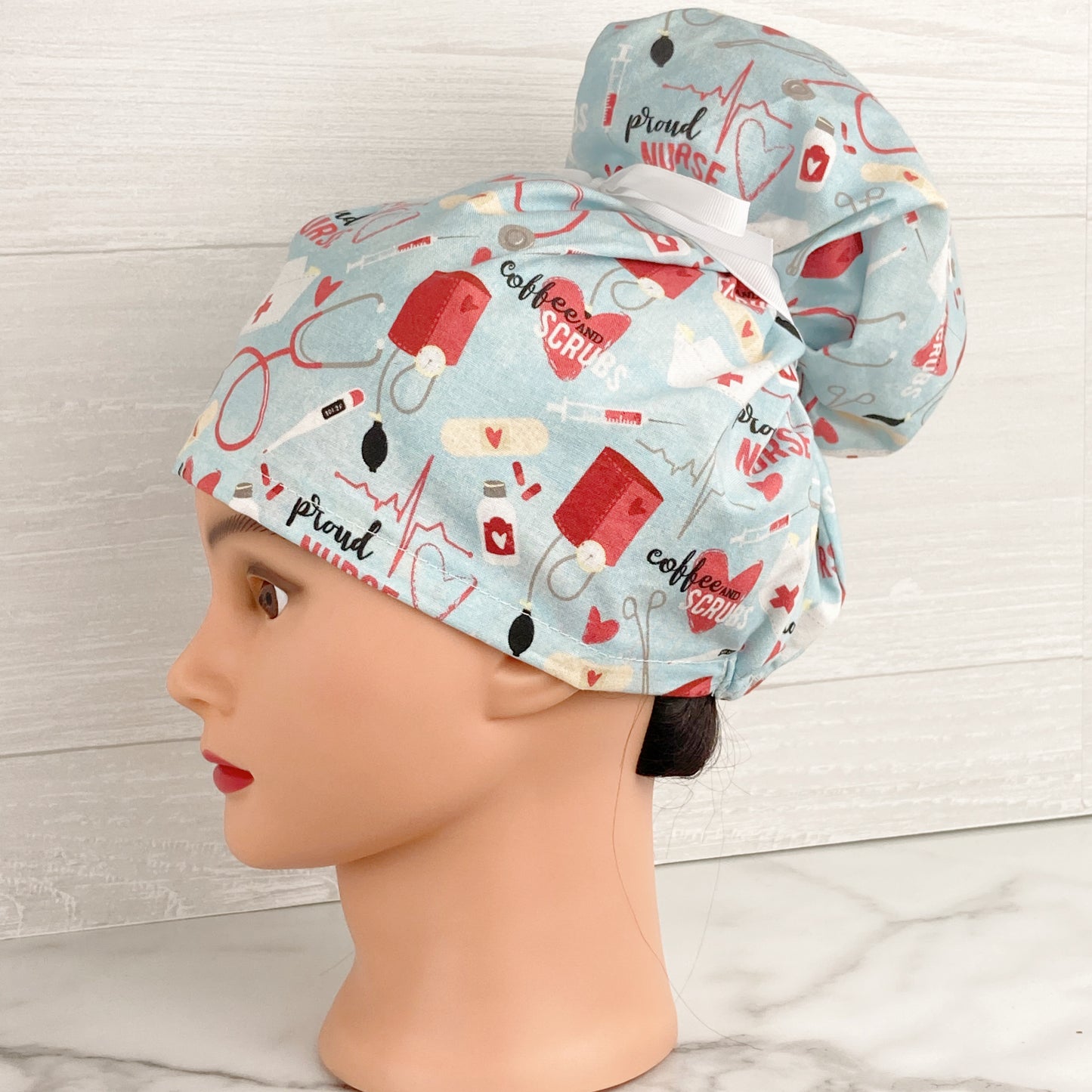 Coffee and Scrubs Updo Scrub Cap