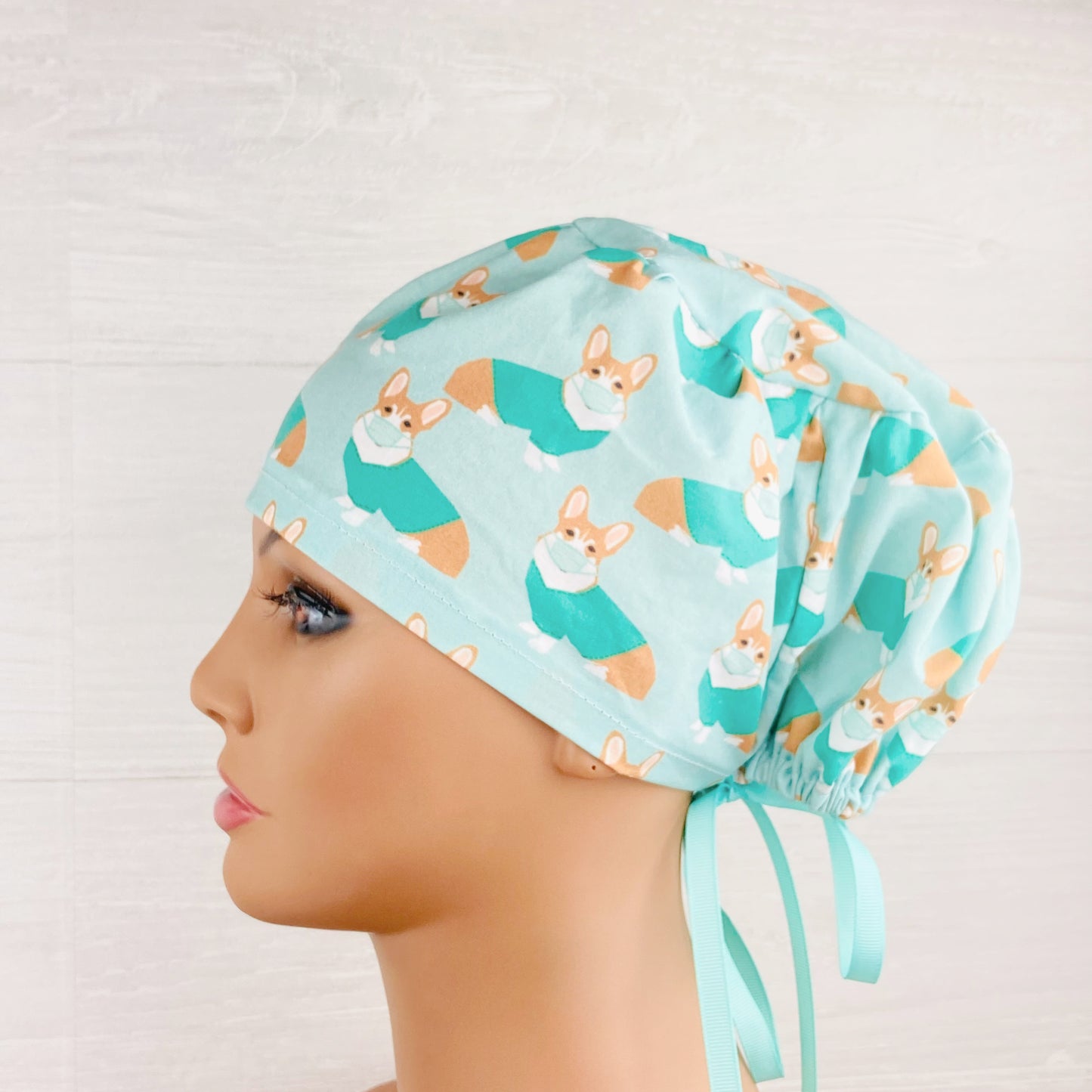 Corgi in Scrubs Women's Tieback Hat