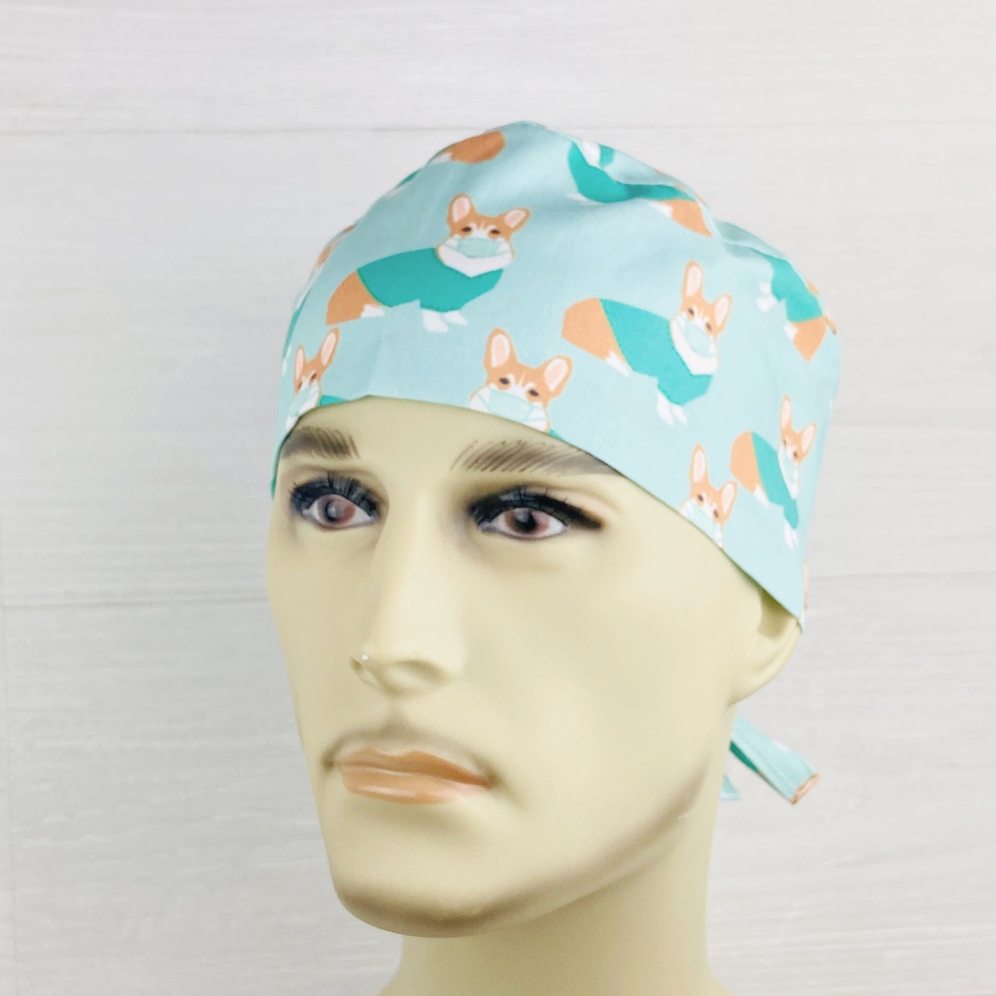 Corgis in Scrubs Men's Scrub Hat