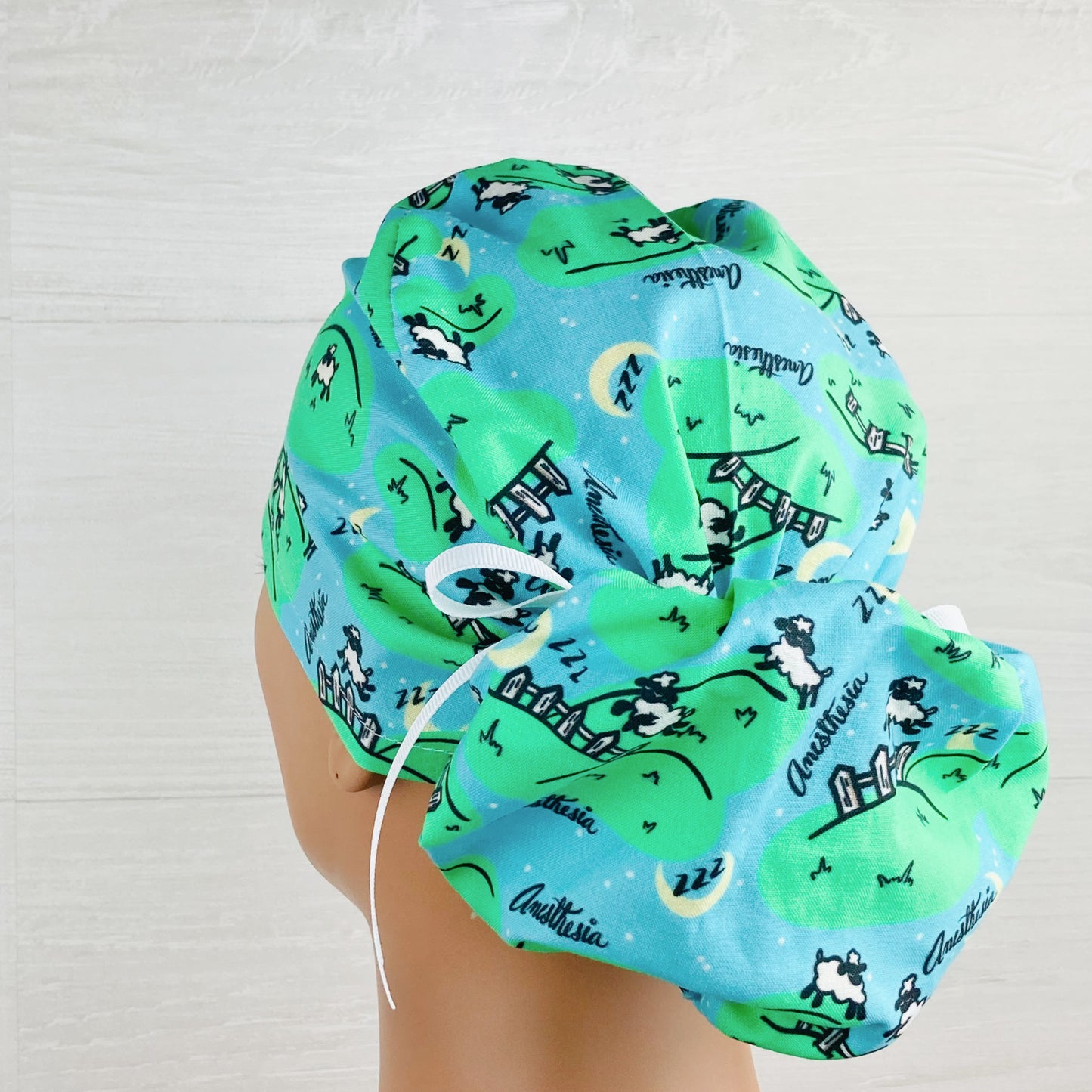 Counting Sheep Ponytail Scrub Hat