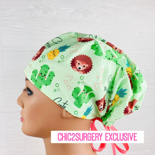 Cute But Prickly Women's Tieback Hat