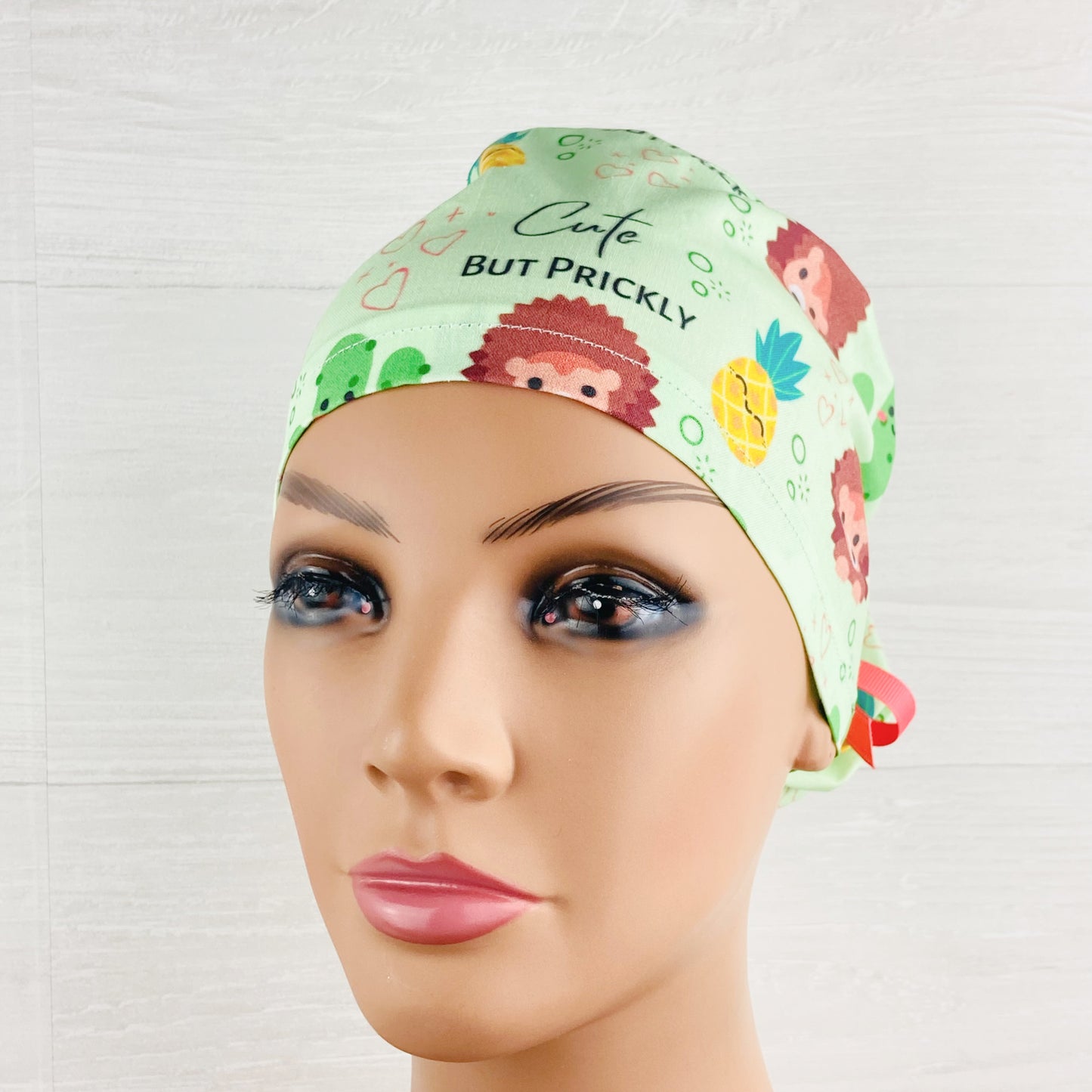Cute But Prickly Ponytail Scrub Hat