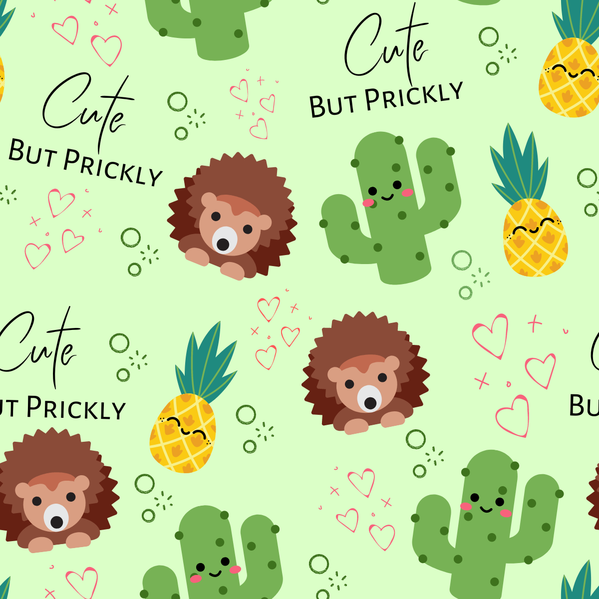 Cute But Prickly Ponytail Scrub Hat