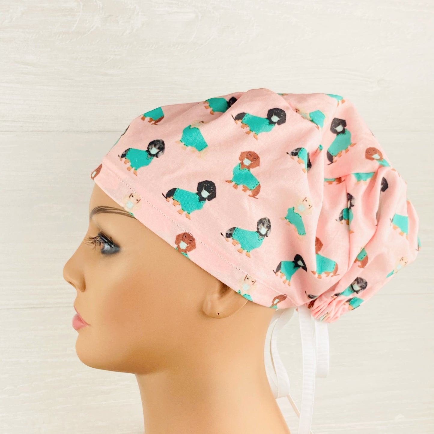 Dachshund in Scrubs Women's Tieback Hat