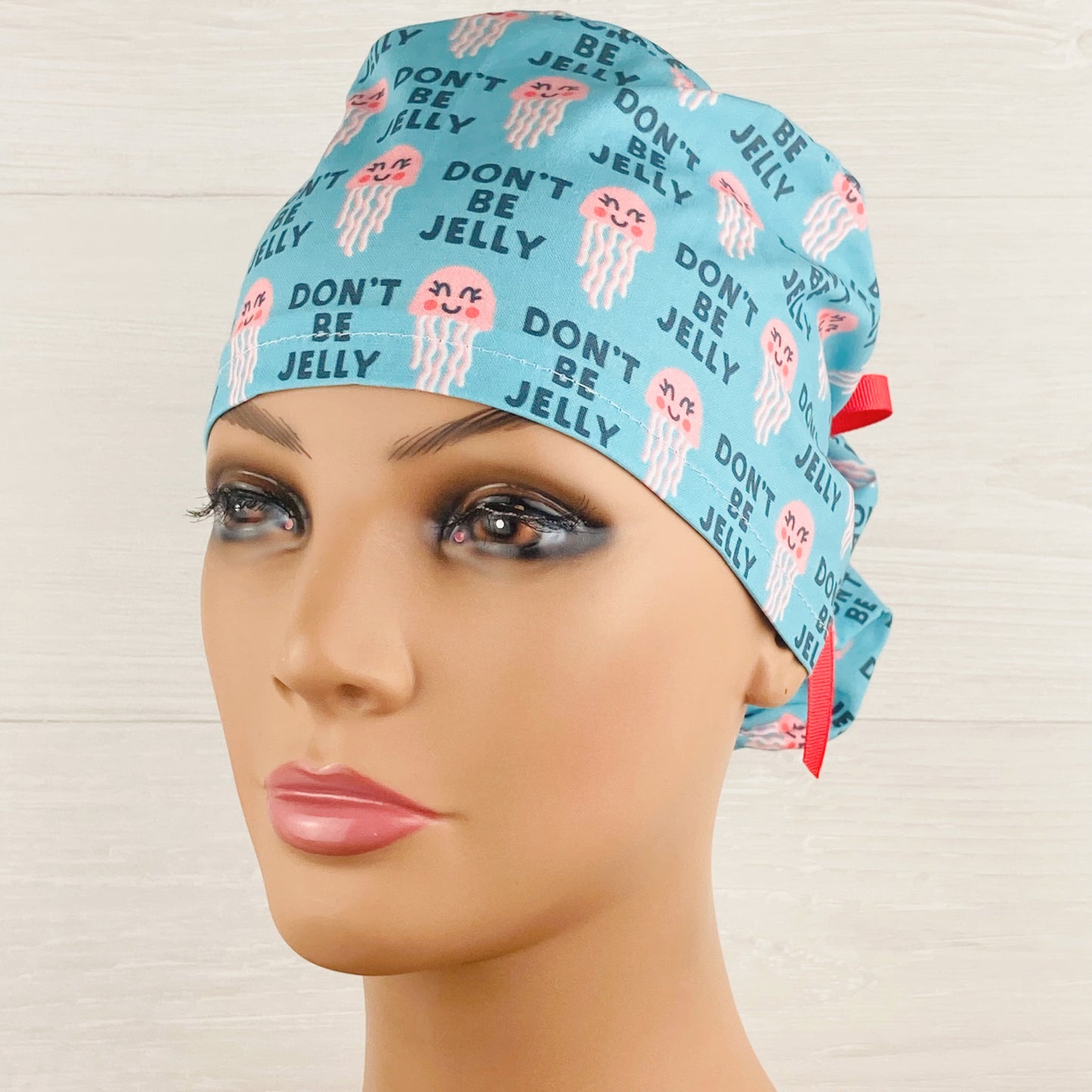 Dont' Be Jelly Ponytail Scrub Hat
