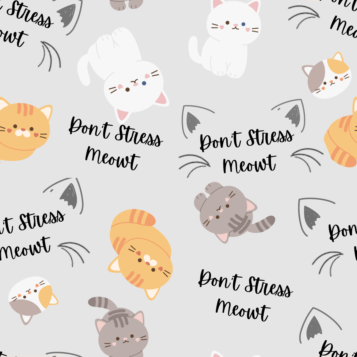 Don't Stress Meowt Women's Tieback Hate