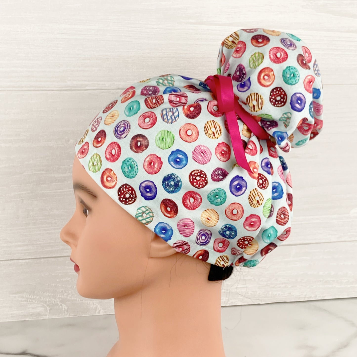 Donuts Updo Scrub Cap