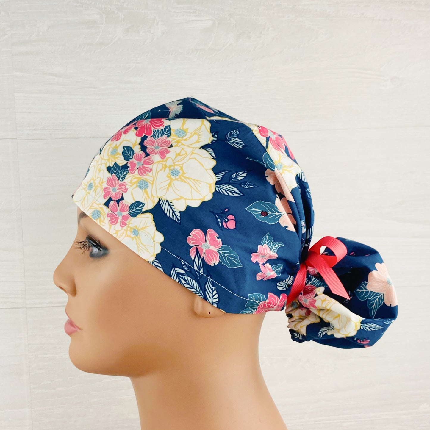 Flowery Chant Gnomes Ponytail Hat