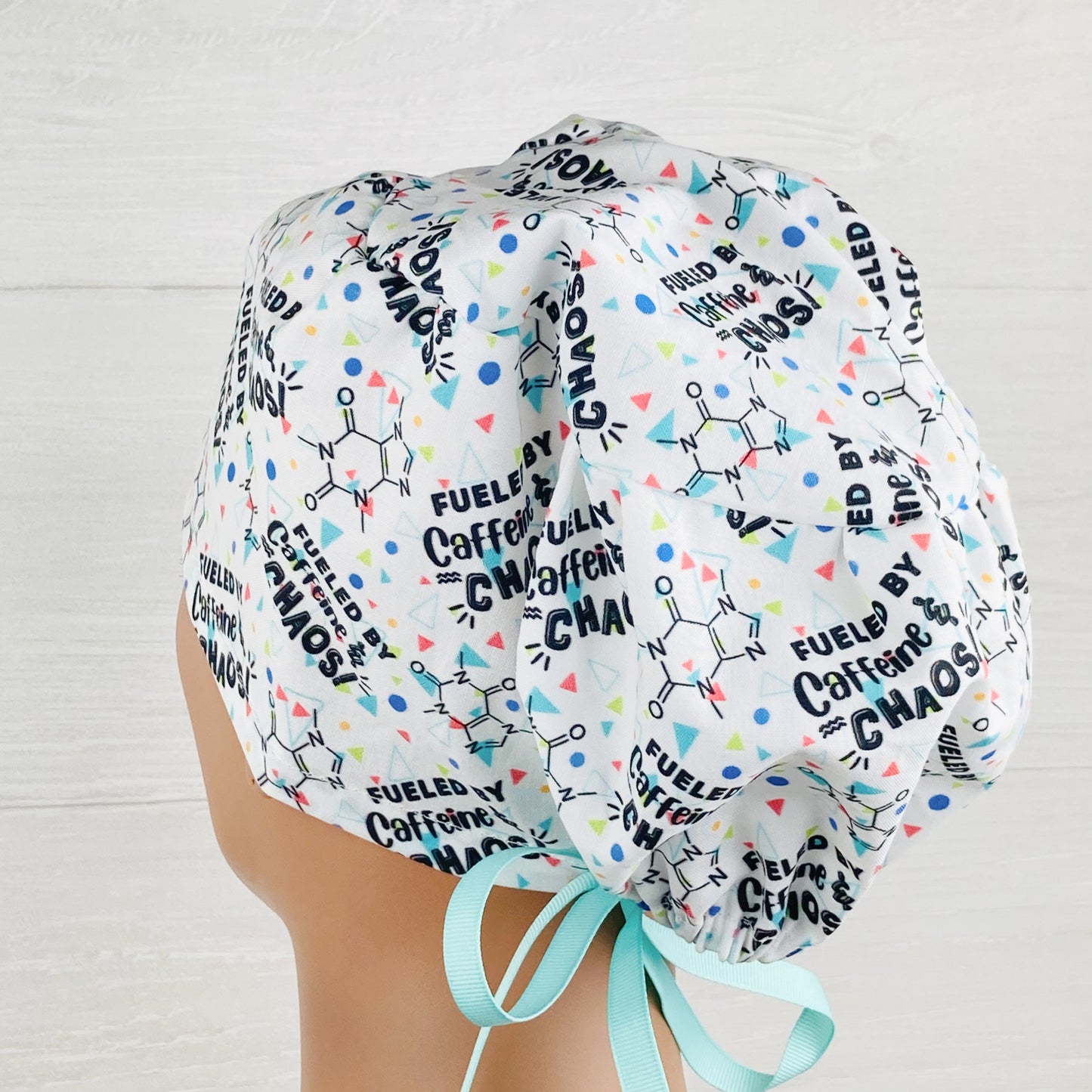 Fueled by Caffeine and Chaos Women's Tieback Hat