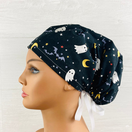 Ghosts and Bats Women's Tieback Hat