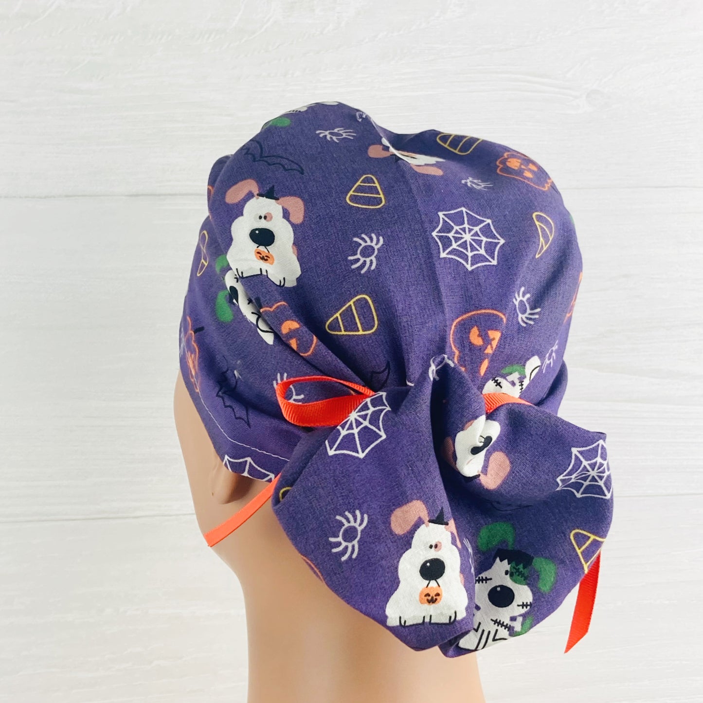 Glow in the Dark Dog Ponytail Scrub Hat