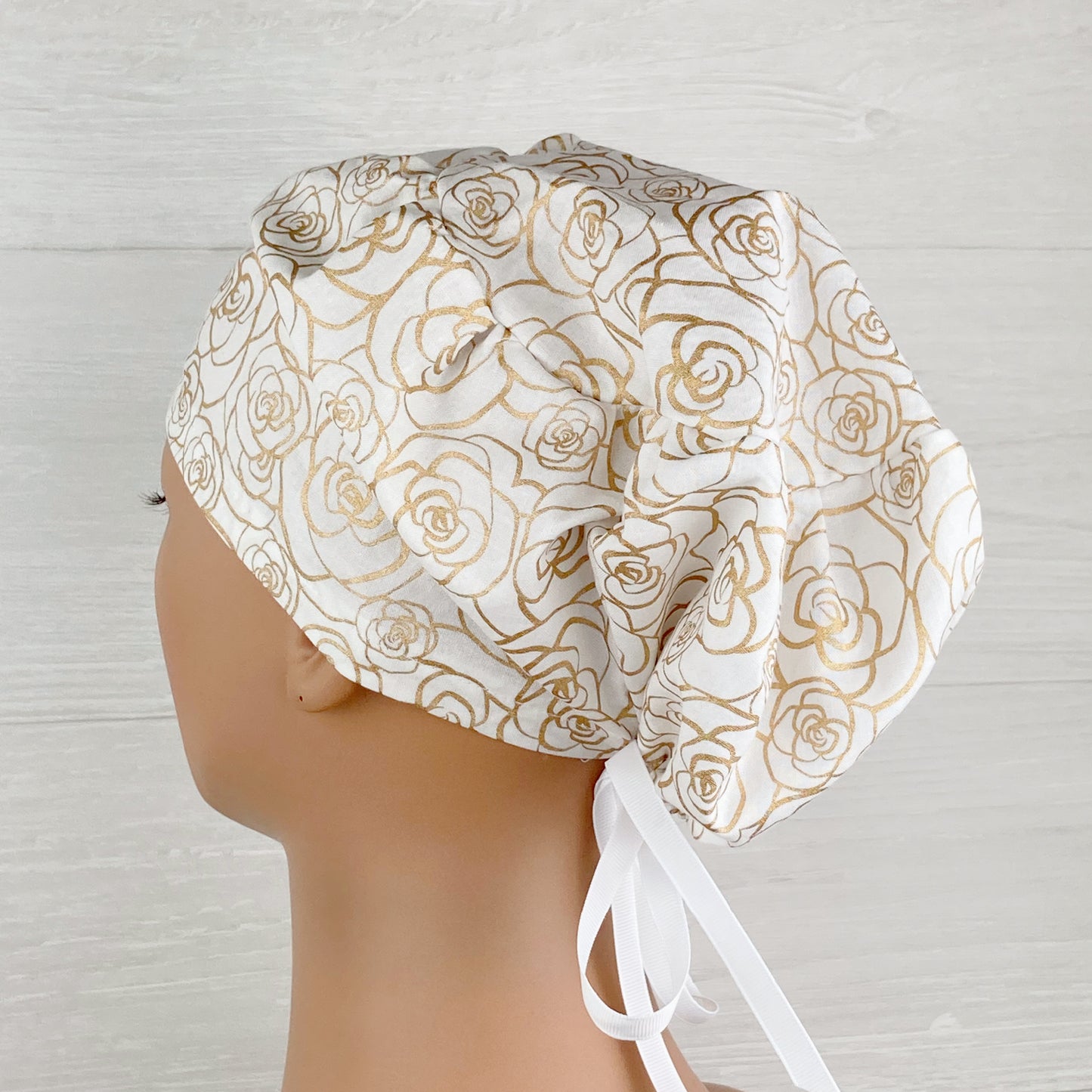 Gold Rosette Women's Tieback Hat