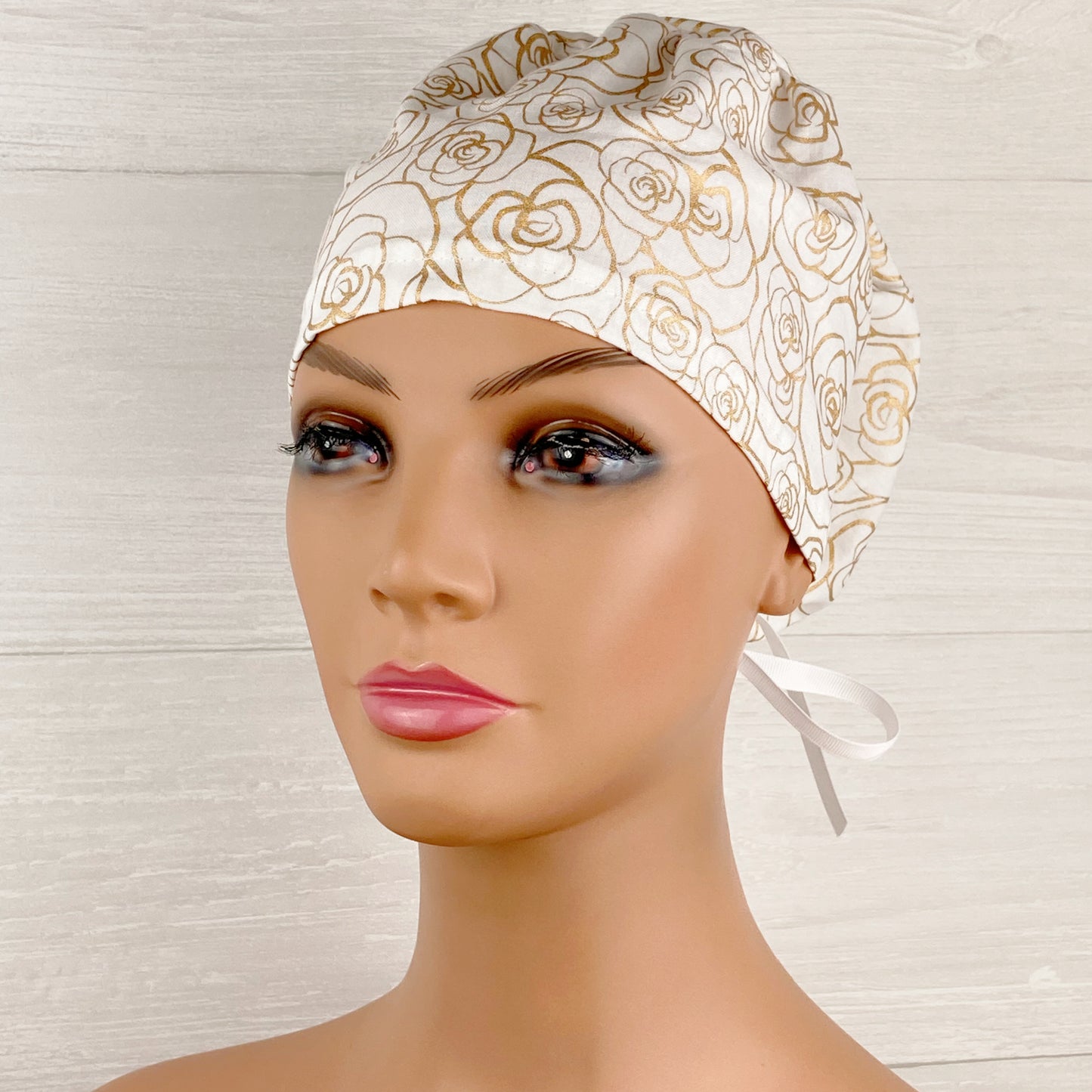 Gold Rosette Women's Tieback Hat