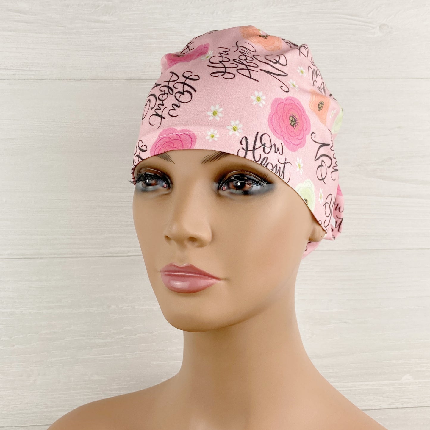 How About No Ponytail Scrub Hat