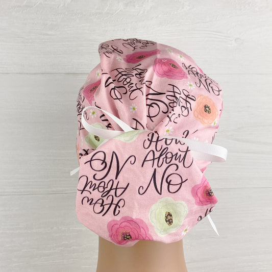 How About No Ponytail Scrub Hat