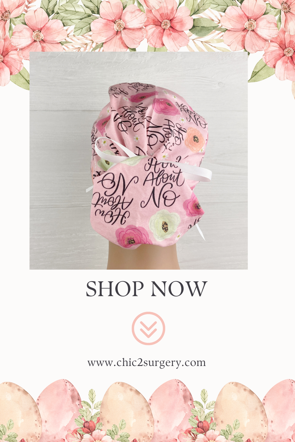 How About No Ponytail Scrub Hat