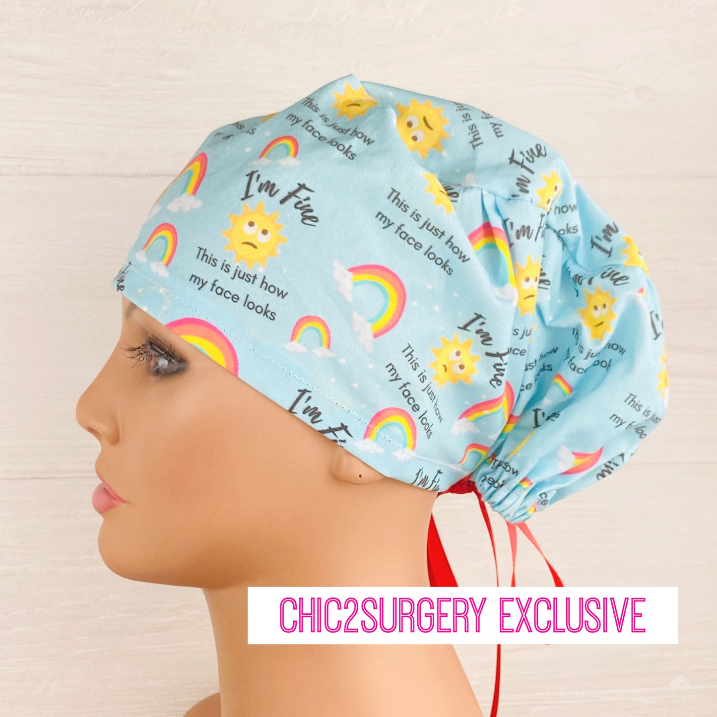 I'm Fine Women's Tieback Hat