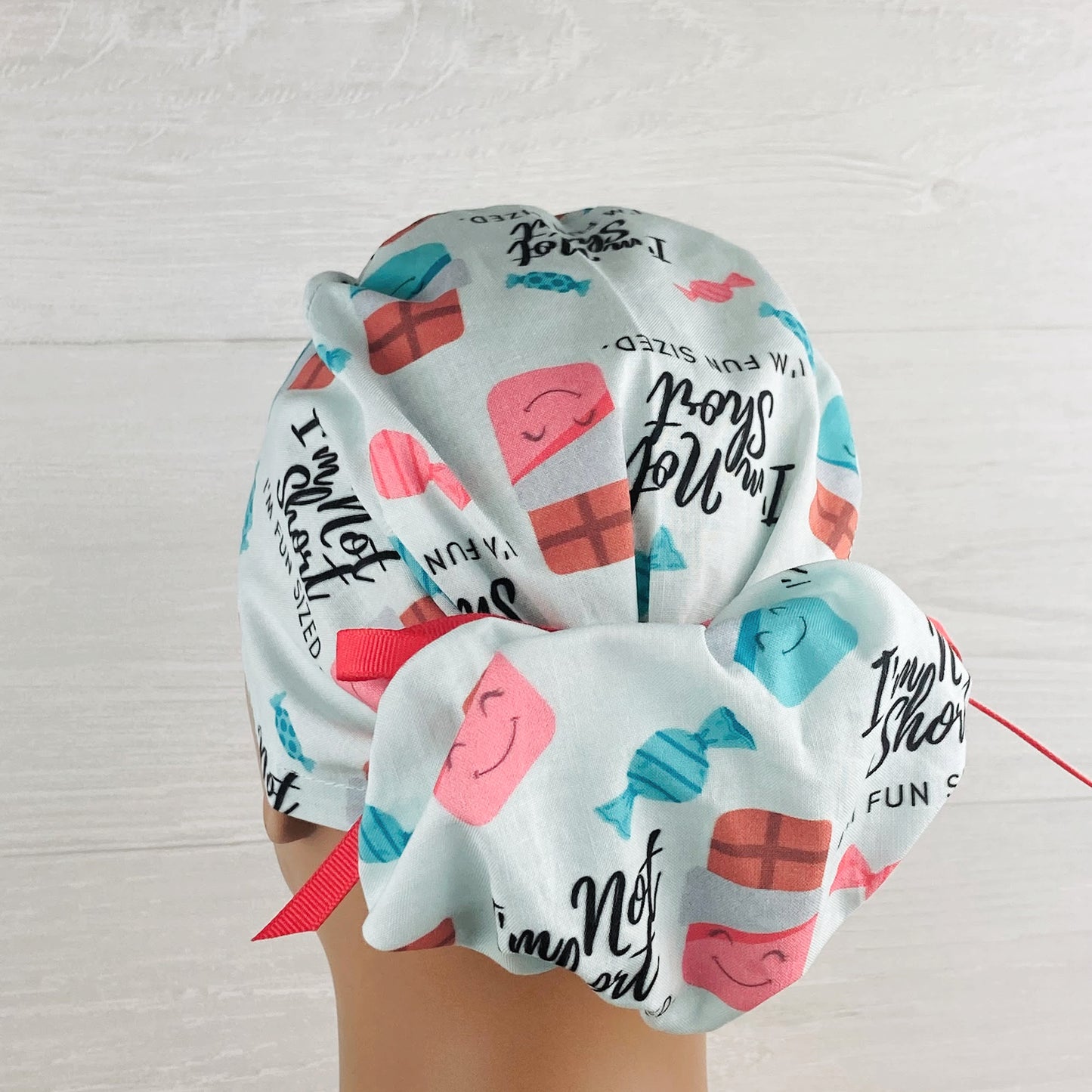 I'm Not Short, I'm Fun Sized Ponytail Scrub Hat