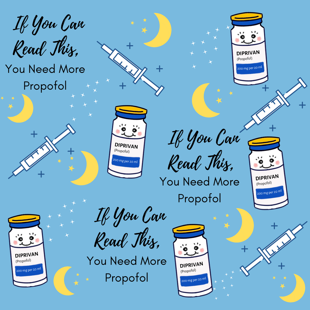 If You Can Read This, You Need More Propofol Men's Scrub Hat