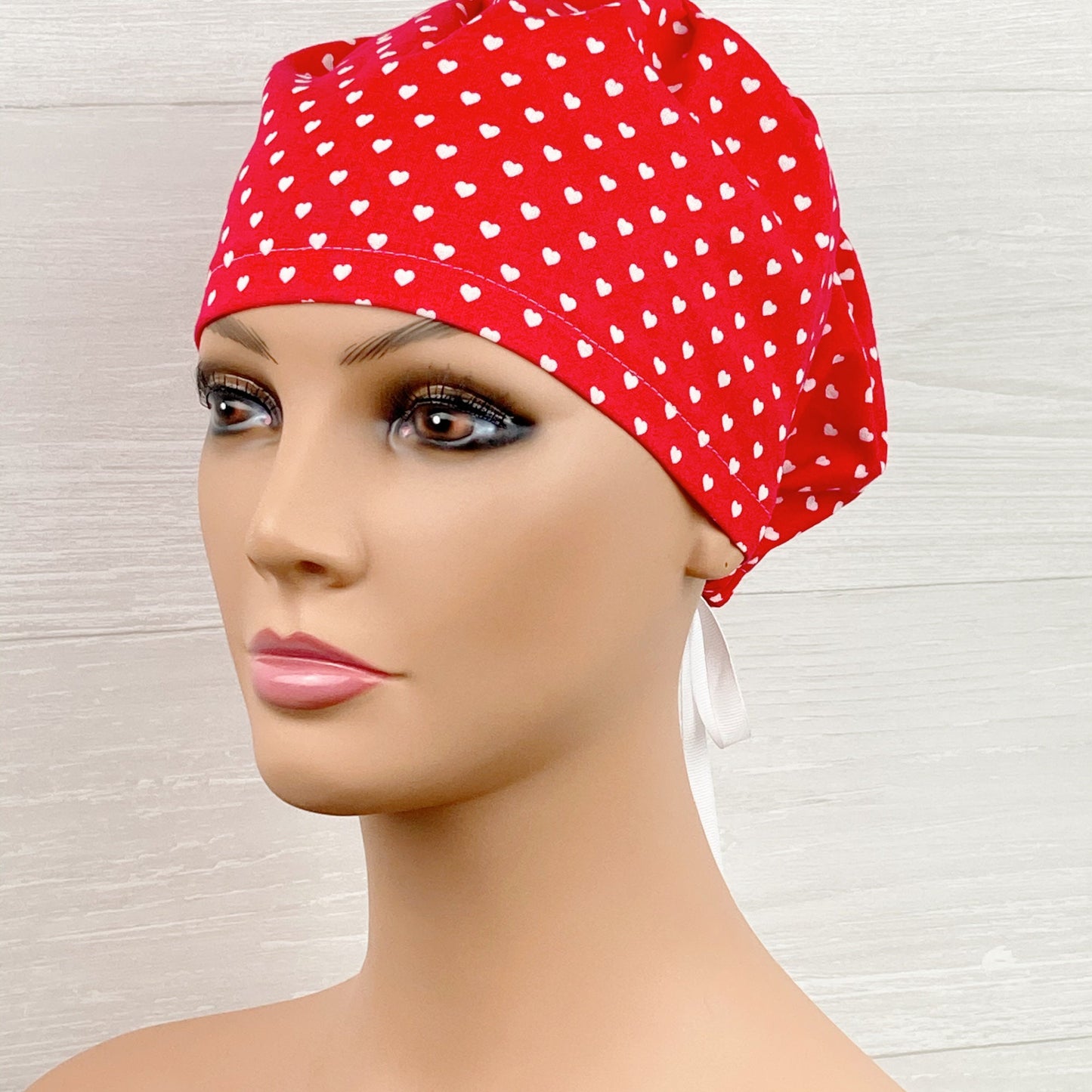 Tiny Hearts Women's Tieback Hat