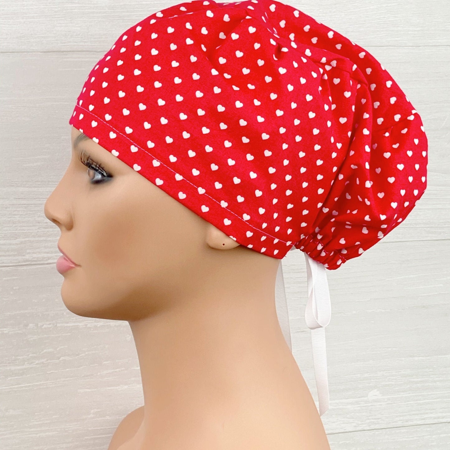 Tiny Hearts Women's Tieback Hat