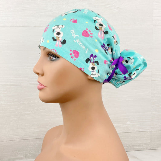 I Woof You Easter Ponytail Hat