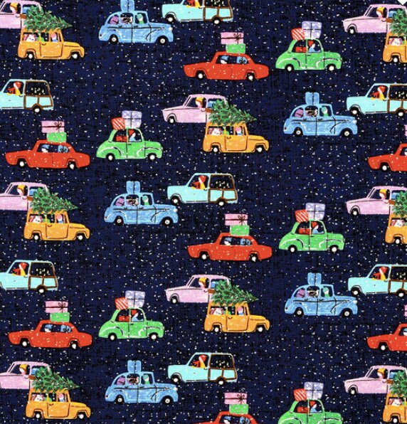 Holiday Cars Ponytail Hat
