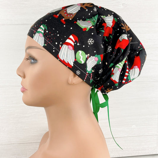 Christmas Gnomes Women's Tieback Hat