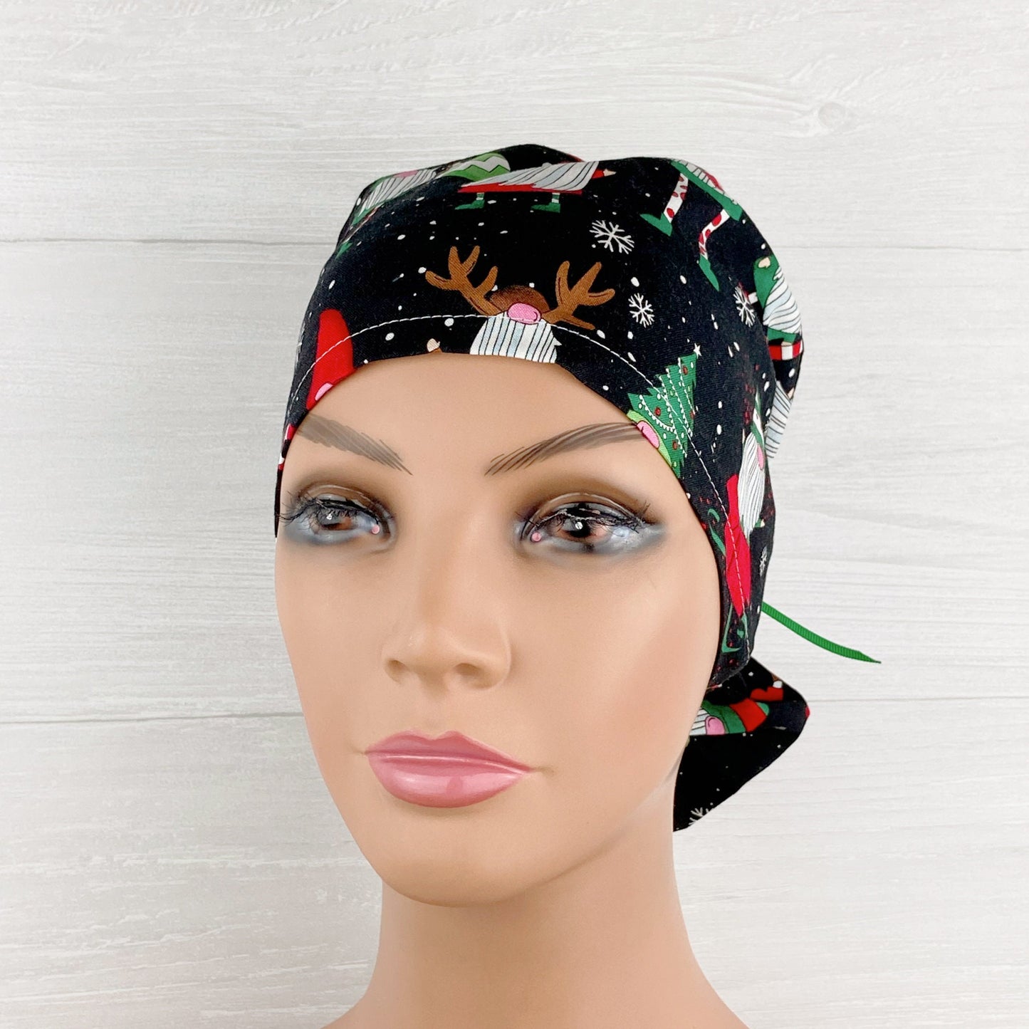 Christmas Gnomes Ponytail Hat