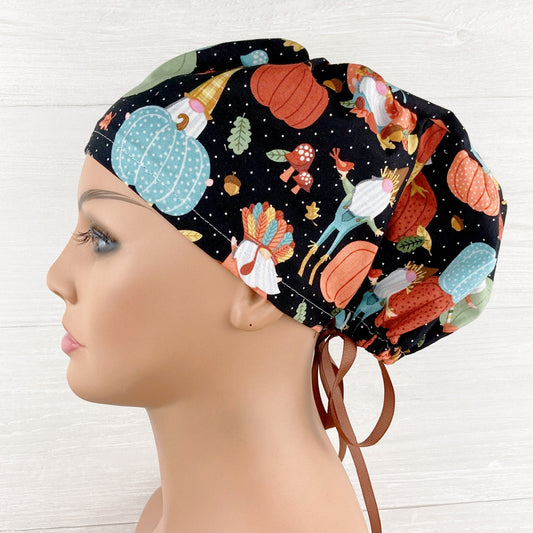Autumn Gnomes Women's Tieback Hat
