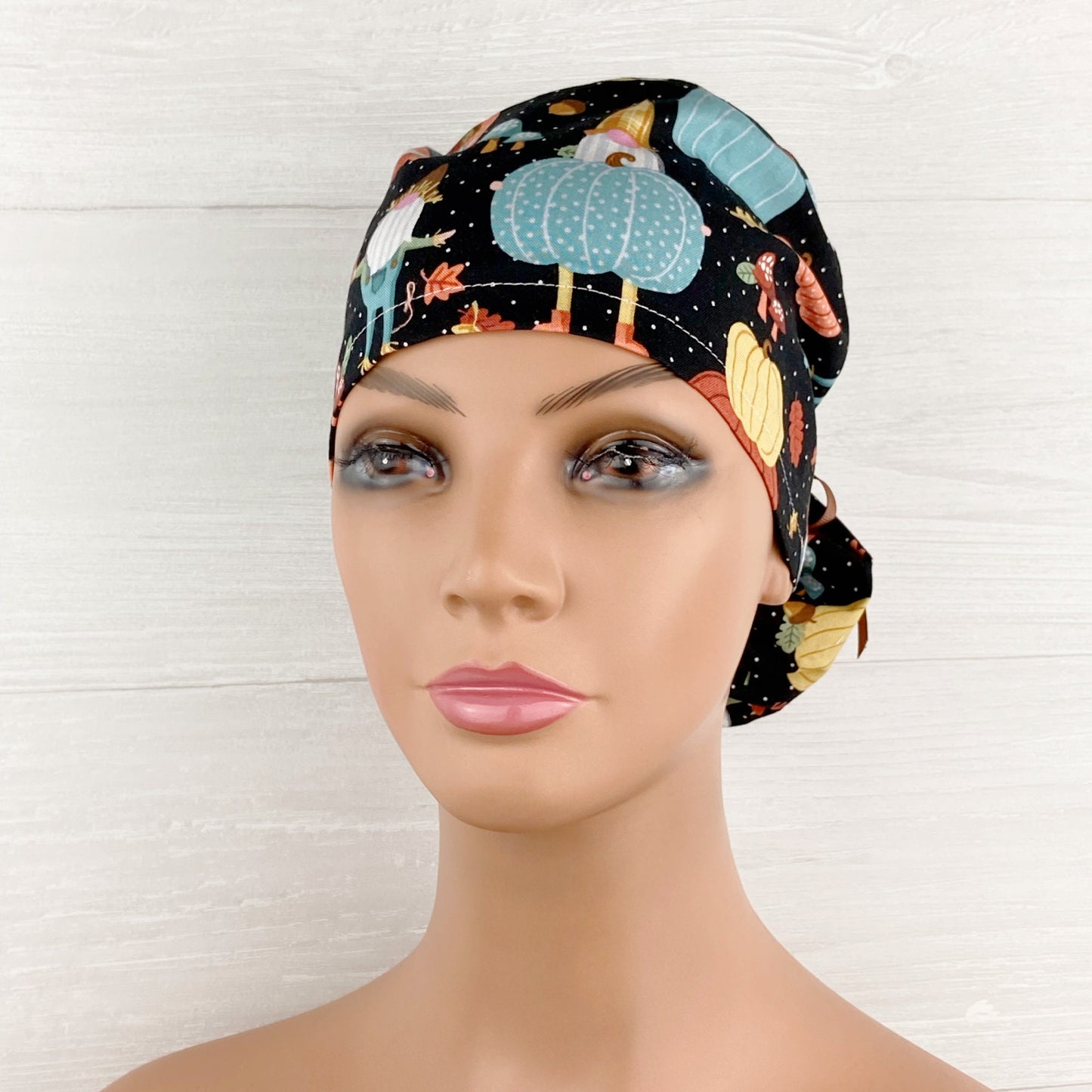 Autumn Gnome Ponytail Hat