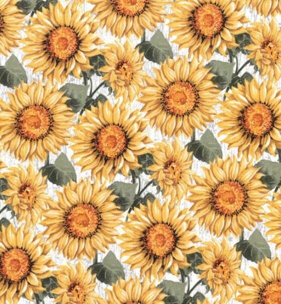 Sunflowers Ponytail Scrub Hat