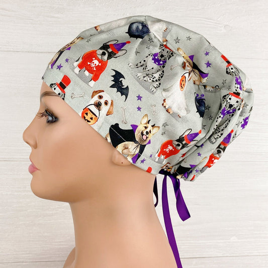 Halloween Pups Women's Tieback Hat