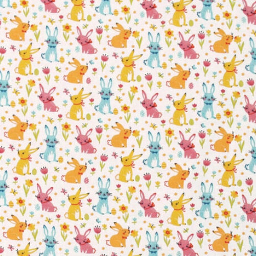 Springtime Bunnies Ponytail Hat