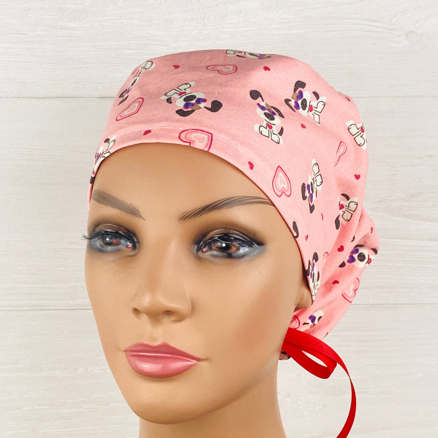 I Woof You Valentines Day GlitterWomen's Tieback Hat