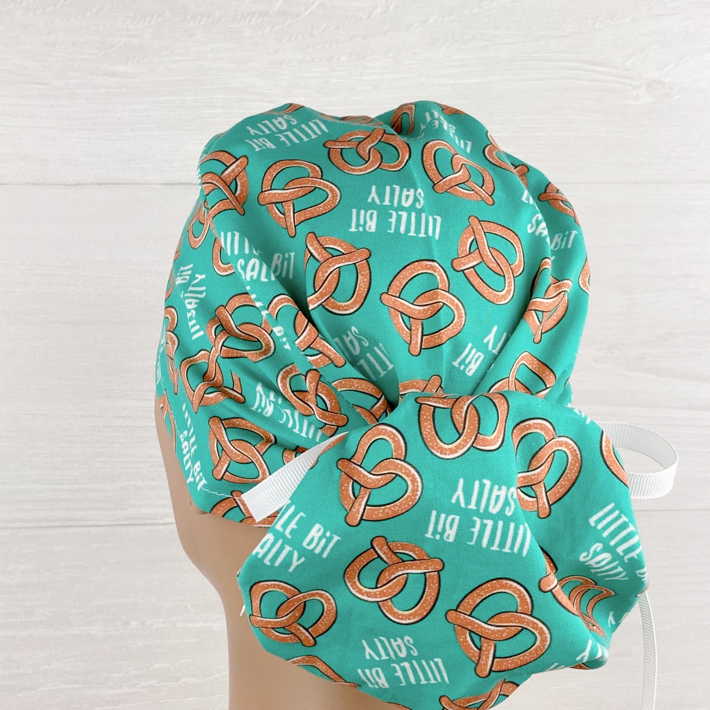 Little Bit Salty Ponytail Scrub Hat