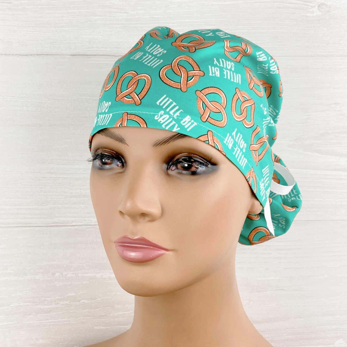 Little Bit Salty Ponytail Scrub Hat
