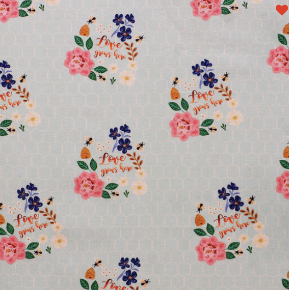 Lover Grows Here Updo Scrub Cap