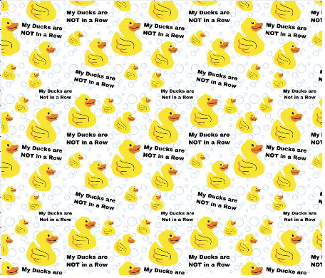 My Ducks are NOT in a Row Men's Scrub Hat