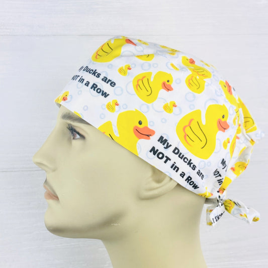 My Ducks are NOT in a Row Men's Scrub Hat