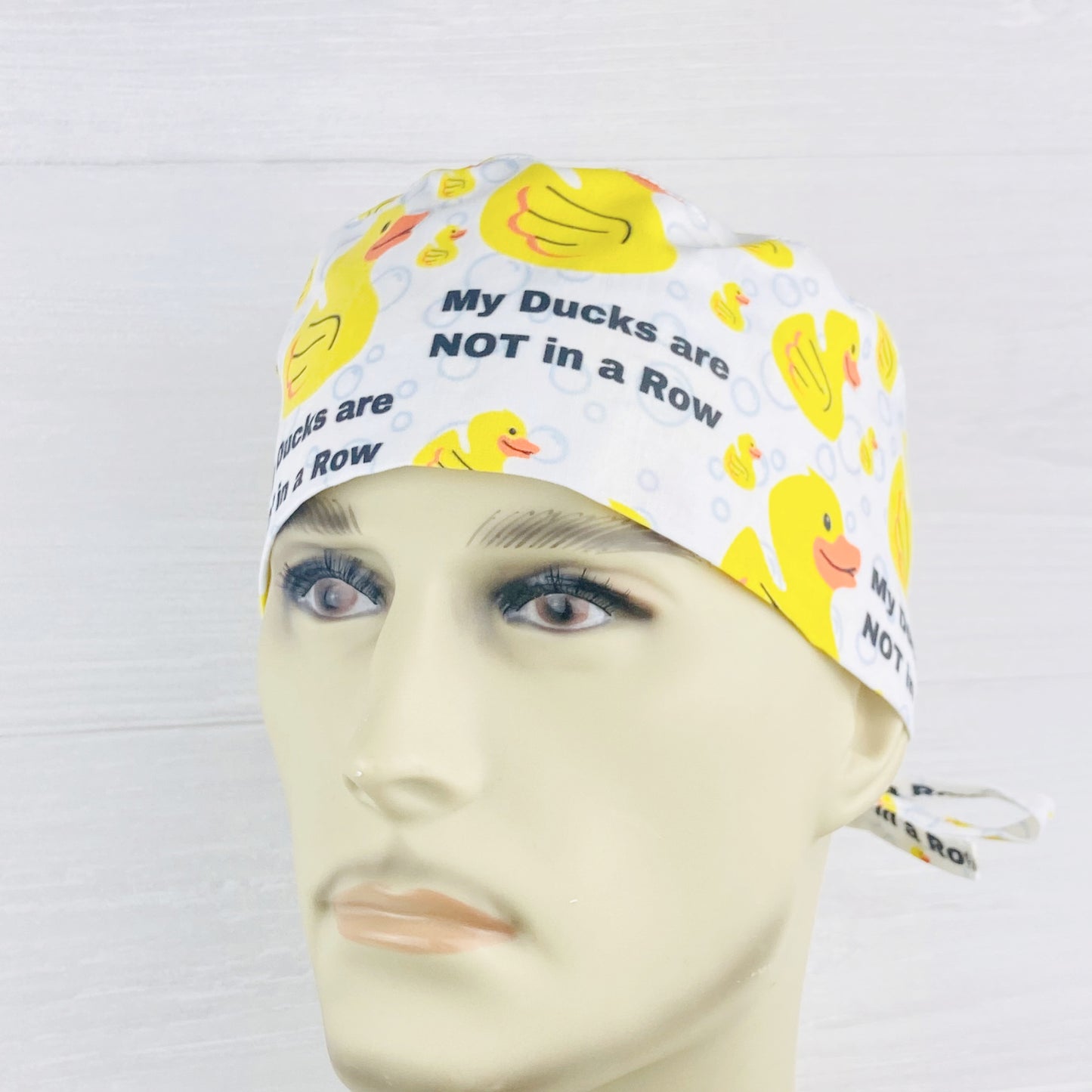My Ducks are NOT in a Row Men's Scrub Hat